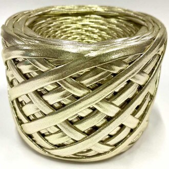 Moly Metalik Deri İp Açık Altın (120 Gr ) - Moly