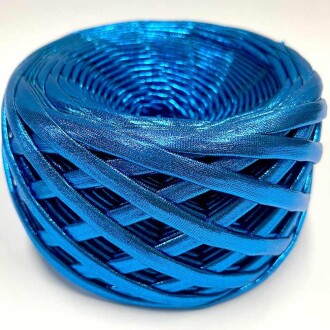Moly Metalik Deri İp Mavi (120 Gr ) - Moly