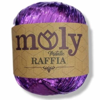 Moly Metalik Rafya ( 50 Gram ) Açık Mor - Moly