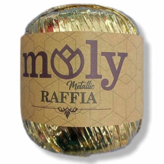 Moly Metalik Rafya ( 50 Gram ) Altın - Moly