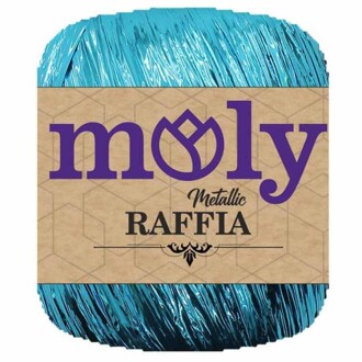 Moly Metalik Rafya ( 50 Gram ) Mavi - Moly