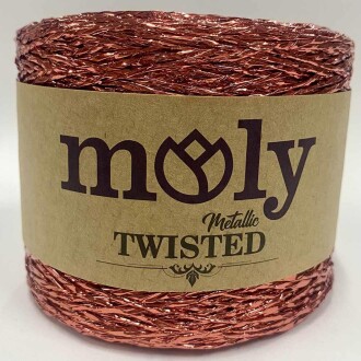 Moly Metalik Twisted Bükümlü Sim İp ( 250 Gram ) Bakır - Moly