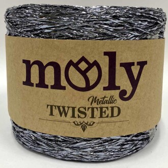Moly Metalik Twisted Bükümlü Sim İp ( 250 Gram ) Fume - Moly