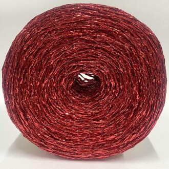 Moly Metalik Twisted Bükümlü Sim İp ( 250 Gram ) Kırmızı - 2