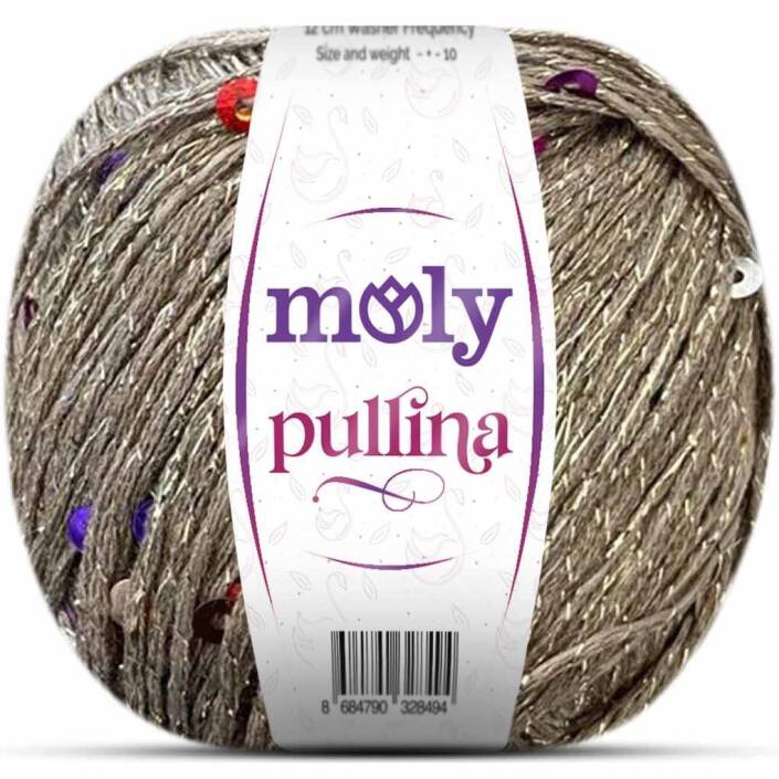 Moly Pullina Simli Örgü İpi ( 50 Gr ) 10 - 1