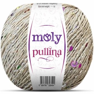 Moly Pullina Simli Örgü İpi ( 50 Gr ) 11 Taş - moly