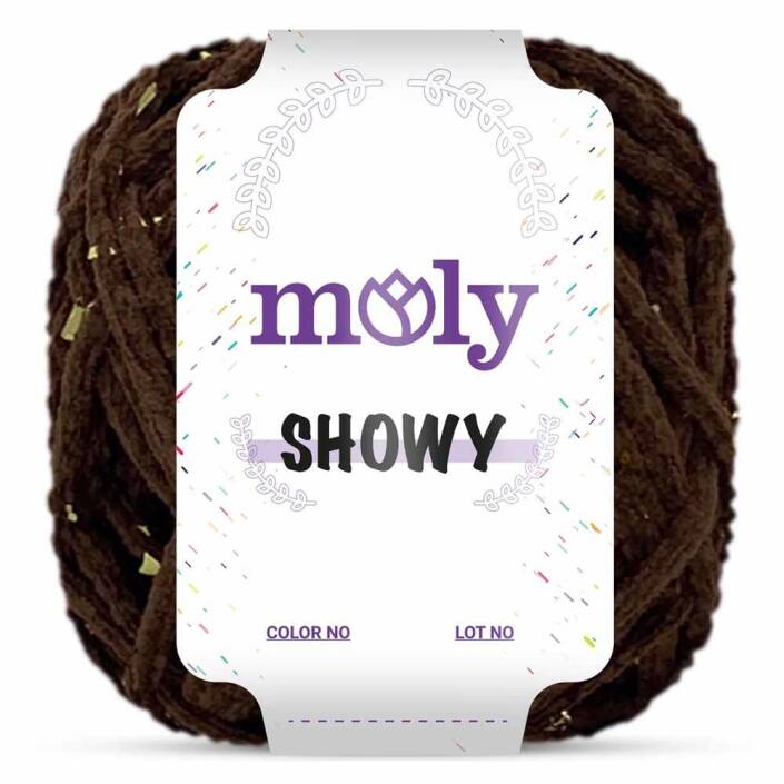 Moly Showy Örgü İpi ( 100 Gram ) Kahverengi - 3