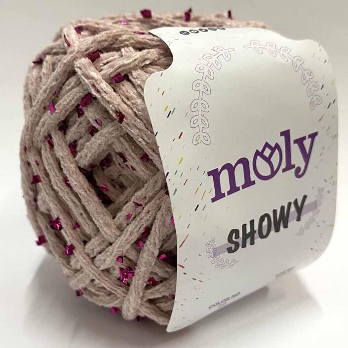Moly Showy Örgü İpi ( 100 Gram ) Pudra - 1
