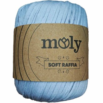Moly Soft Rafya İpi ( 50 Gram ) Açık Gri - Moly