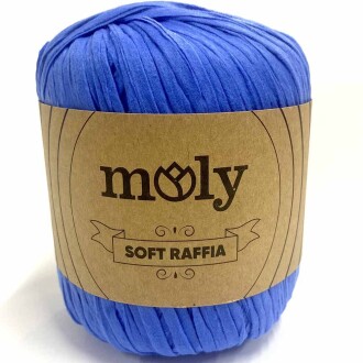 Moly Soft Rafya İpi ( 50 Gram ) Mavi - Moly