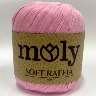 Moly Soft Rafya İpi ( 50 Gram ) Pembe - Moly