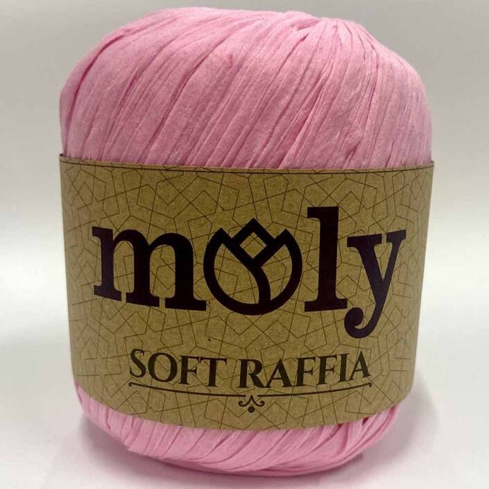 Moly Soft Rafya İpi ( 50 Gram ) Pudra - 1