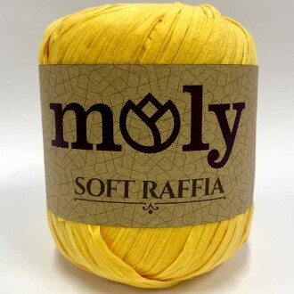 Moly Soft Rafya İpi ( 50 Gram ) Sarı - Moly