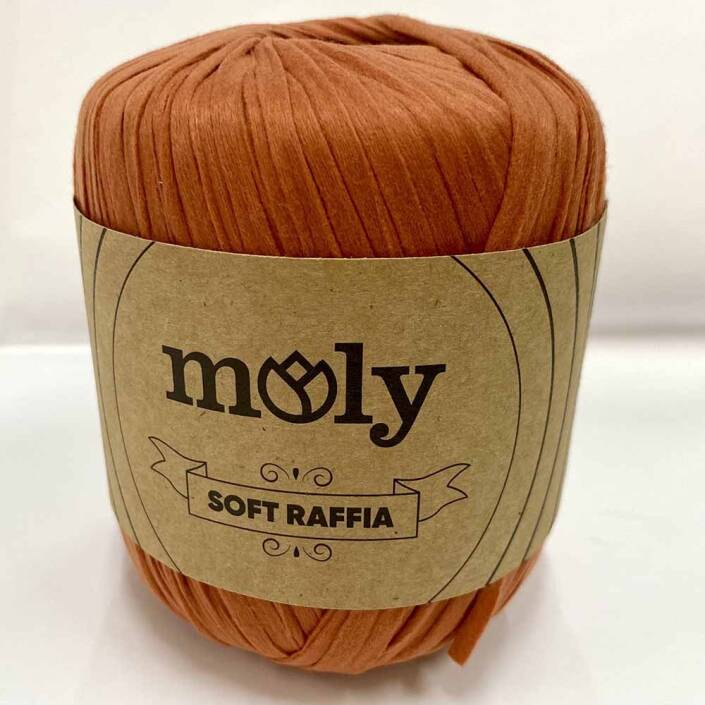 Moly Soft Rafya İpi ( 50 Gram ) Taba - 1