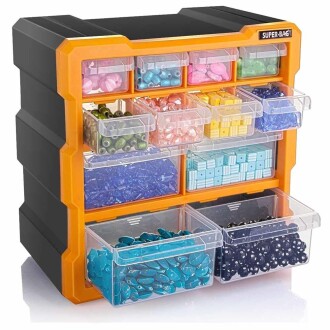 Monoblock Organizer Set 12 Çekmeceli Hobi Kutusu - Orivyum