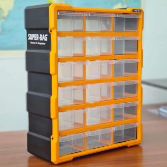 Monoblock Organizer Seti 18 Çekmeceli Hobi Kutusu - Orivyum