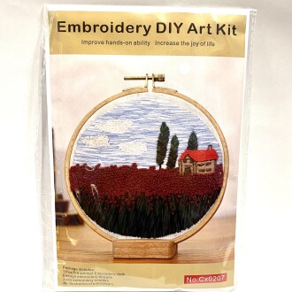 Nakış Başlangıç Seti İğneleme CX0207 Orman Evi - Orivyum