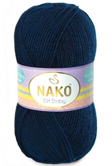 Nako Elit Baby Örgü Bebe İpi 10094 Lacivert - Nako