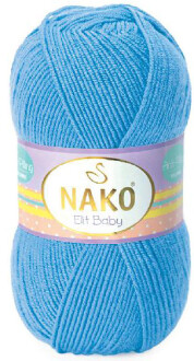 Nako Elit Baby Örgü Bebe İpi 10119 Alaska Mavisi - Nako