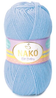 Nako Elit Baby Örgü Bebe İpi 10305 Mavi - Nako