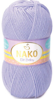 Nako Elit Baby Örgü Bebe İpi 10625 Menekşe - Nako