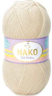 Nako Elit Baby Örgü Bebe İpi 11451 Badem - Nako