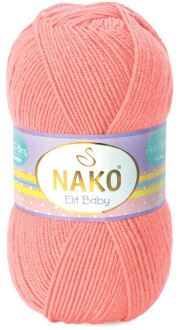 Nako Elit Baby Örgü Bebe İpi 11452 Açık Koral - Nako