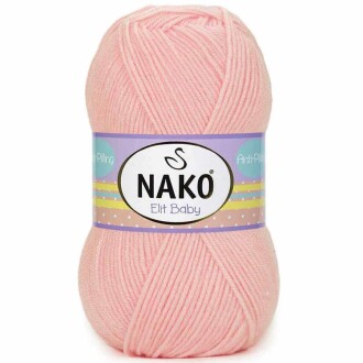 Nako Elit Baby Örgü Bebe İpi 12381 Açık Pembe - Nako