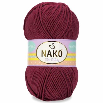 Nako Elit Baby Örgü Bebe İpi 178 Şarabi - Nako