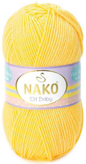 Nako Elit Baby Örgü Bebe İpi 2857 Sarı - Nako