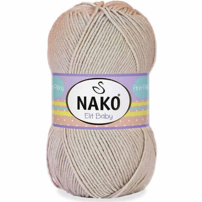 Nako Elit Baby Örgü Bebe İpi 4770 Gri - 1
