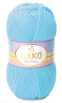 Nako Elit Baby Örgü Bebe İpi 6723 Mavi - Nako