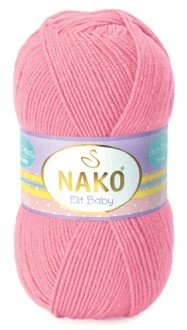 Nako Elit Baby Örgü Bebe İpi 6837 Pembe - Nako
