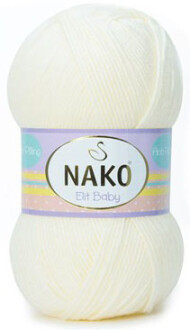 Nako Elit Baby Örgü Bebe İpi 99064 Ekru - Nako