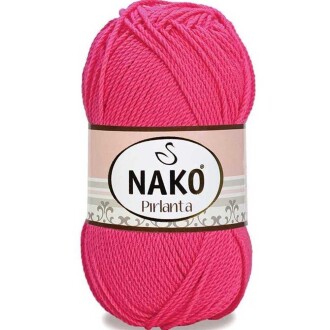 Nako Pırlanta Örgü İpi 10493 Canlı Pembe - Nako