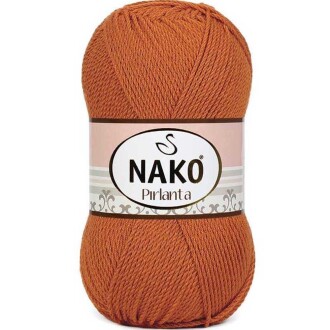 Nako Pırlanta Örgü İpi 11790 Canlı Turuncu - Nako