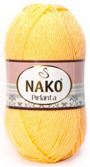 Nako Pırlanta Örgü İpi 215 Saman Sarı - Nako