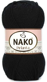 Nako Pırlanta Örgü İpi 217 Siyah - Nako