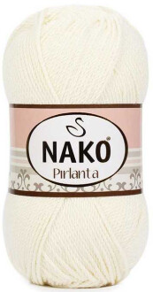 Nako Pırlanta Örgü İpi 300 Ekru - Nako