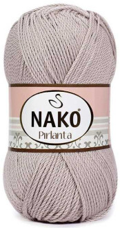 Nako Pırlanta Örgü İpi 3079 Pembeli Gri - Nako