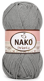 Nako Pırlanta Örgü İpi 6298 Koyu Gri - Nako