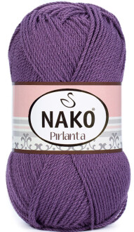 Nako Pırlanta Örgü İpi 6684 Açık Mürdüm - Nako