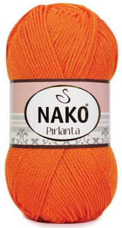 Nako Pırlanta Örgü İpi 6733 Turuncu - Nako