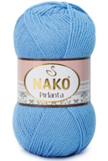 Nako Pırlanta Örgü İpi 6976 Canlı Mavi - Nako