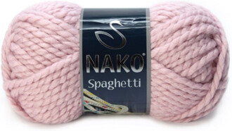 Nako Spaghetti Örgü İpi 10639 Pudra Pembe - Nako