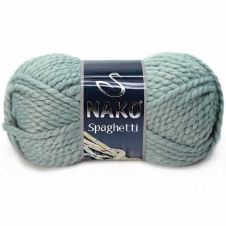 Nako Spaghetti Örgü İpi 10937 Küf Yeşil - Nako