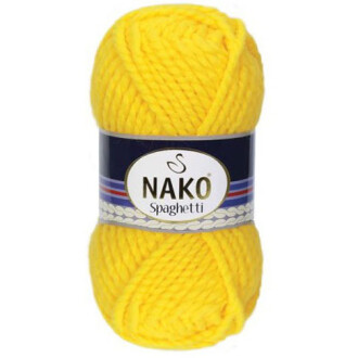 Nako Spaghetti Örgü İpi 1253 Sarı - Nako