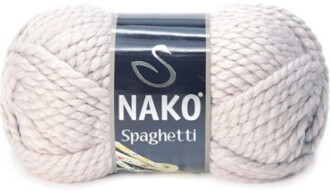 Nako Spaghetti Örgü İpi 3079 Pembeli Gri - Nako