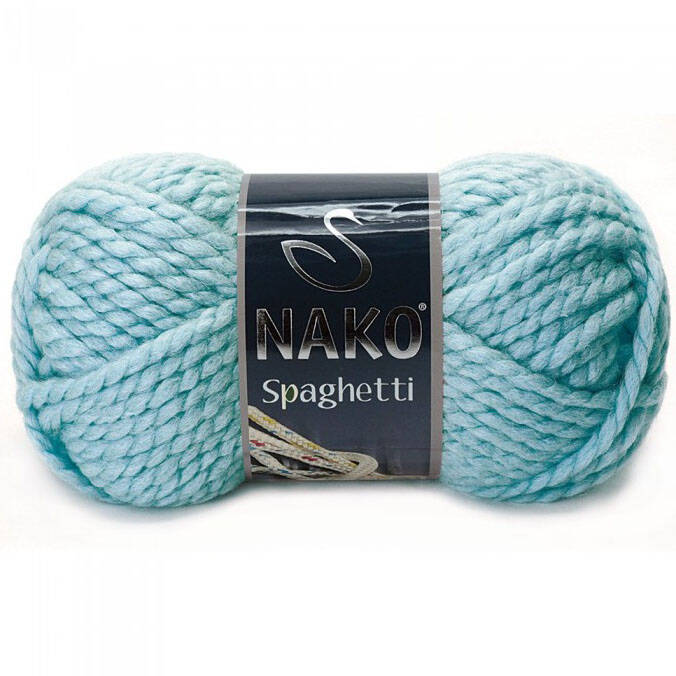Nako Spaghetti Örgü İpi 6199 Tatlı Mavi - 1