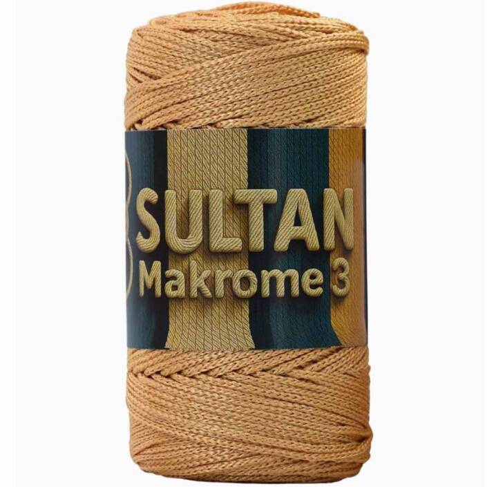 NO:3 Polyester Makrome ( 100 Gram ) 049 Hardal - 1